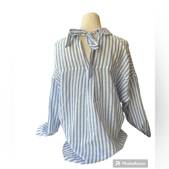 Inditex Striped Blouse for Women’s - Picture 2 of 10